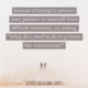 A couple walking in the distance with the words 
