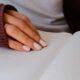 Person journaling