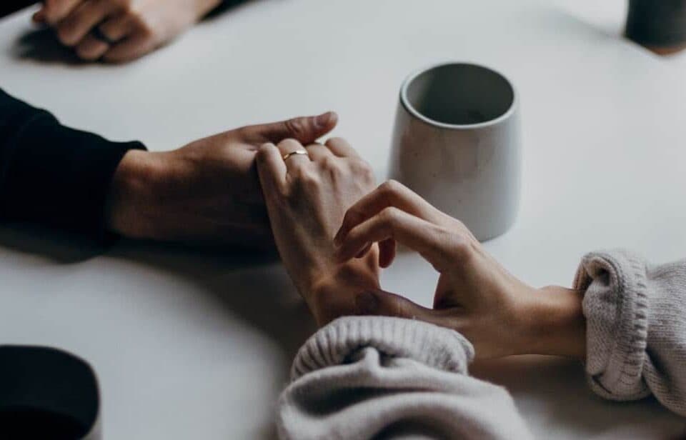 people holding hands