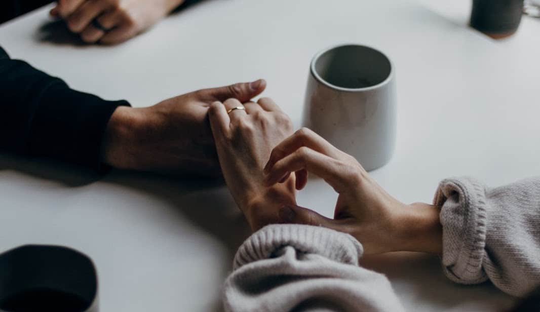 people holding hands