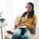 women journaling mindfully